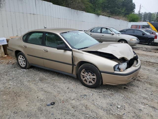 2G1WF52E559150562 - 2005 CHEVROLET IMPALA GOLD photo 4