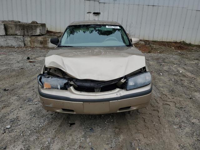 2G1WF52E559150562 - 2005 CHEVROLET IMPALA GOLD photo 5