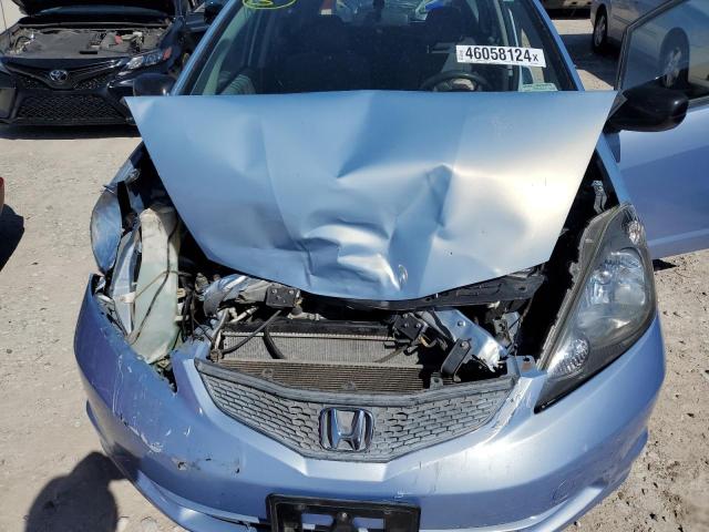 JHMGE8H2XAC003099 - 2010 HONDA FIT BLUE photo 11