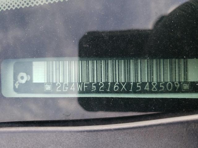 2G4WF5216X1548509 - 1999 BUICK REGAL GS თეთრი ფოტო 12