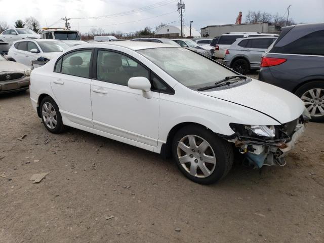 2HGFA16598H353779 - 2008 HONDA CIVIC LX WHITE photo 4