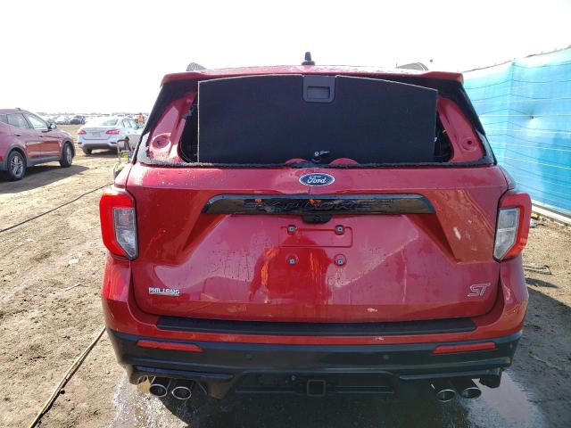 1FM5K8GC1NGB87483 - 2022 FORD EXPLORER ST RED photo 6