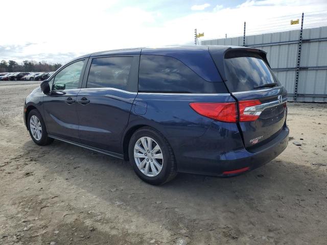 5FNRL6H22KB099755 - 2019 HONDA ODYSSEY LX BLUE photo 2