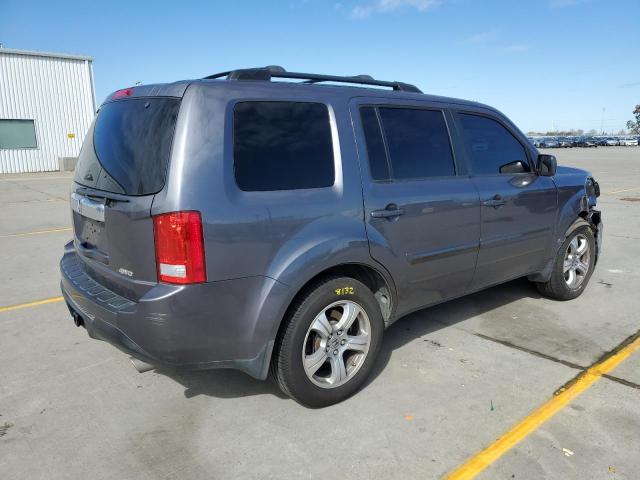 5FNYF4H50FB044065 - 2015 HONDA PILOT EXL GRAY photo 3