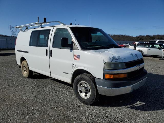 1GCGG25V151130543 - 2005 CHEVROLET EXPRESS G2 WHITE photo 4