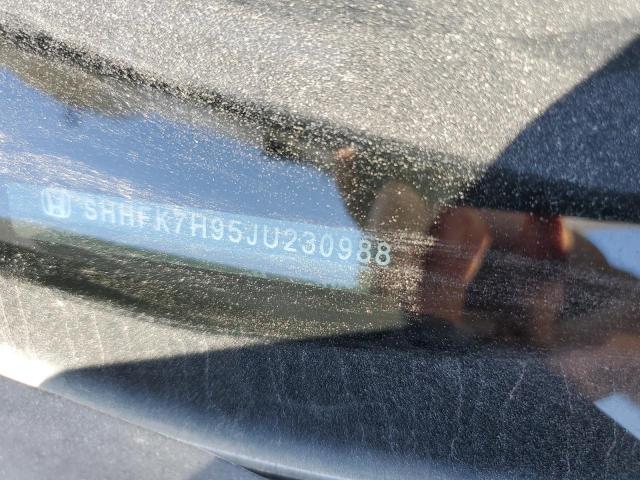 SHHFK7H95JU230988 - 2018 HONDA CIVIC SPORT TOURING WHITE photo 12