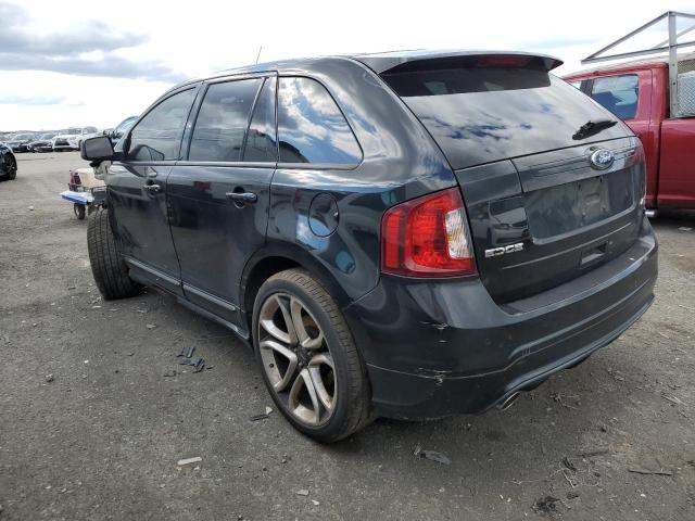 2FMDK4AK3BBA58538 - 2011 FORD EDGE SPORT BLACK photo 2