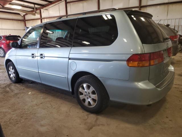 5FNRL18614B110866 - 2004 HONDA ODYSSEY EX BLUE photo 2