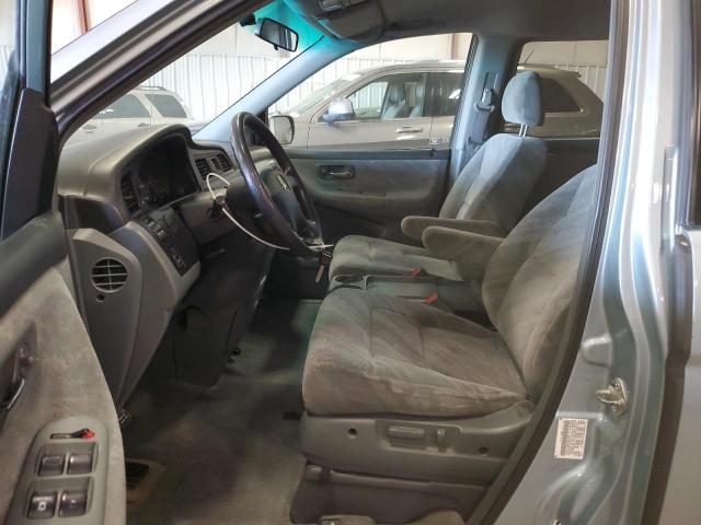 5FNRL18614B110866 - 2004 HONDA ODYSSEY EX BLUE photo 7