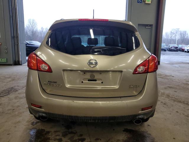 JN8AZ18WX9W115938 - 2009 NISSAN MURANO S SILVER photo 6