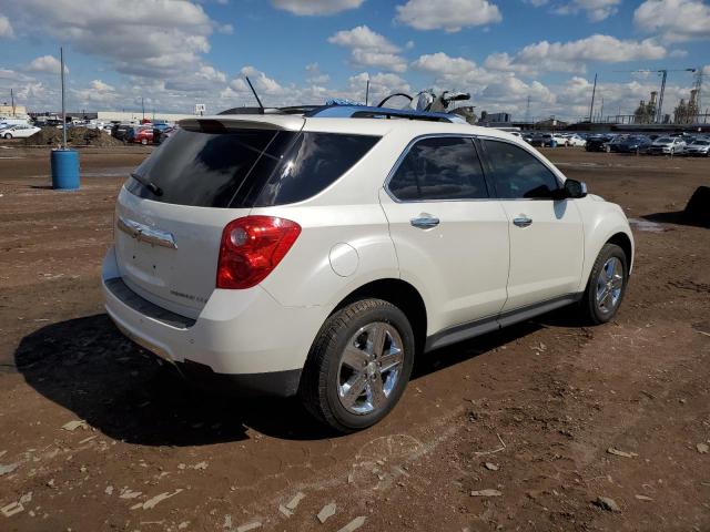 1GNALDEK6FZ103318 - 2015 CHEVROLET EQUINOX LTZ WHITE photo 3