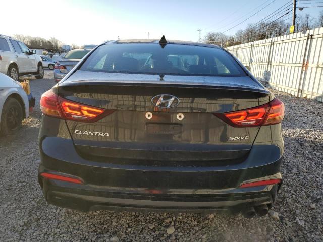 KMHD04LB0HU317167 - 2017 HYUNDAI ELANTRA SPORT BLACK photo 6