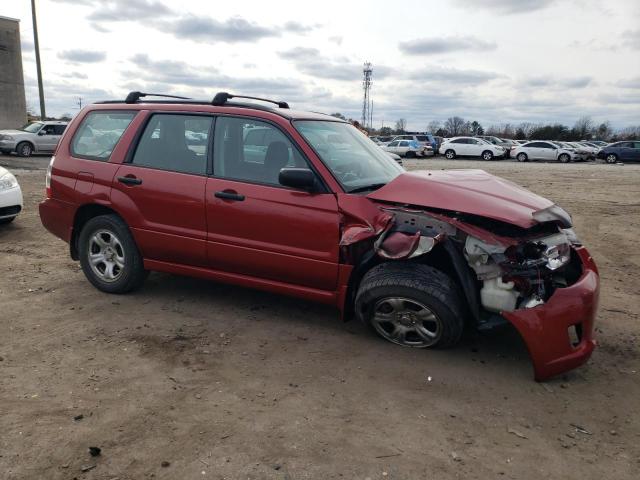 JF1SG63637G737725 - 2007 SUBARU FORESTER 2.5X RED photo 4