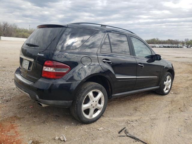 4JGBB86E18A352672 - 2008 MERCEDES-BENZ ML 350 BLACK photo 3