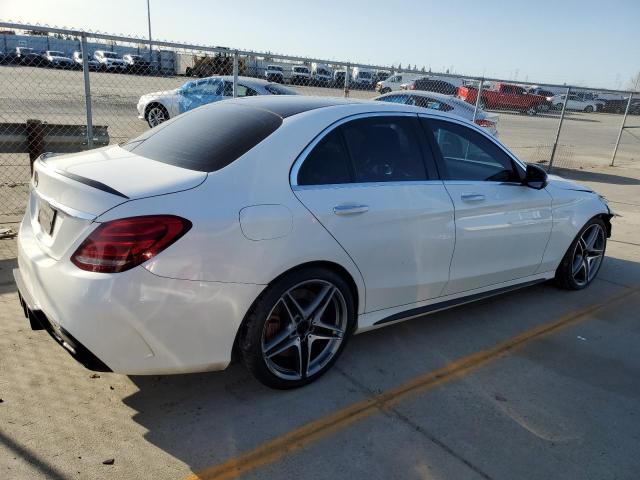 55SWF8HB0FU082723 - 2015 MERCEDES-BENZ C 63 AMG-S WHITE photo 3