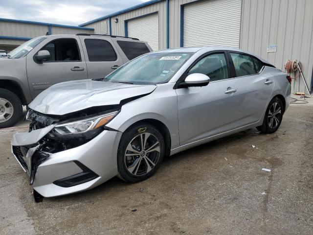 3N1AB8CV6MY238616 - 2021 NISSAN SENTRA SV SILVER photo 1