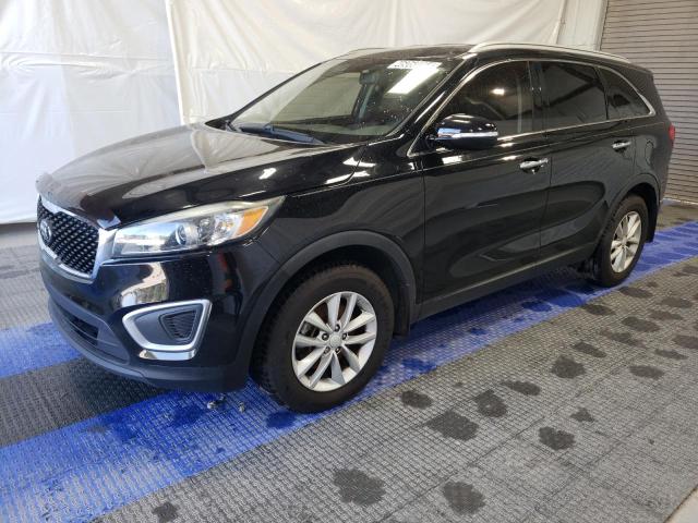 5XYPG4A39JG343377 - 2018 KIA SORENTO LX BLACK photo 1