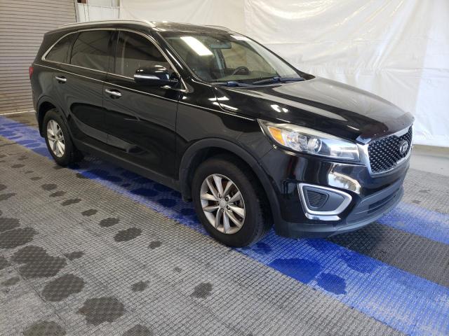 5XYPG4A39JG343377 - 2018 KIA SORENTO LX BLACK photo 4