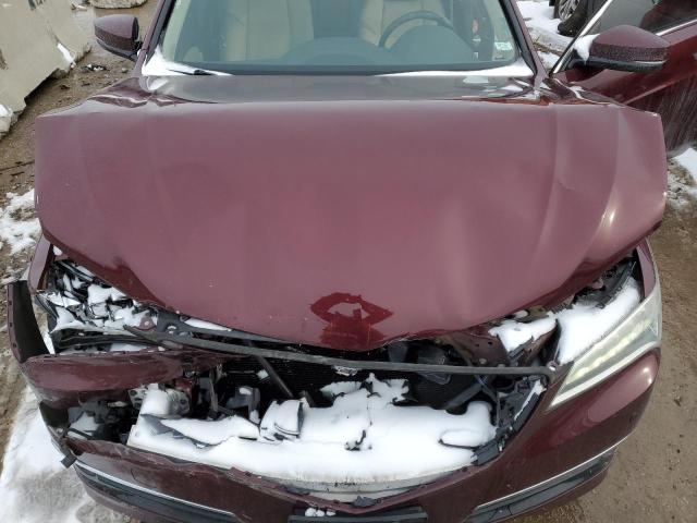 19UUB2F79FA008503 - 2015 ACURA TLX ADVANCE MAROON photo 11