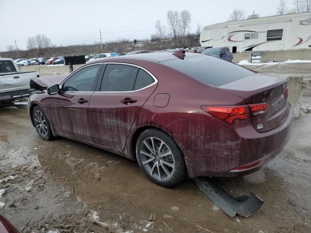 19UUB2F79FA008503 - 2015 ACURA TLX ADVANCE MAROON photo 2