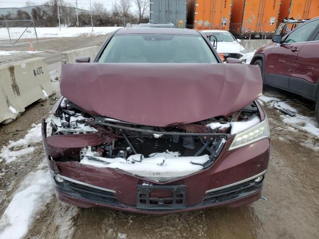 19UUB2F79FA008503 - 2015 ACURA TLX ADVANCE MAROON photo 5