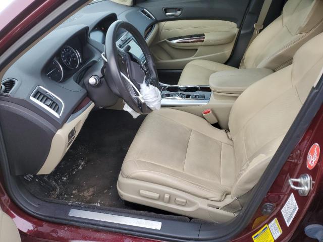 19UUB2F79FA008503 - 2015 ACURA TLX ADVANCE MAROON photo 7