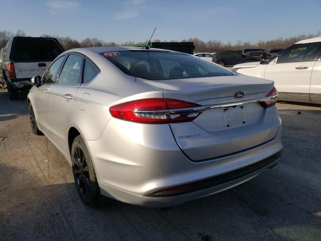 3FA6P0H75HR404310 - 2017 FORD FUSION SE SILVER photo 3