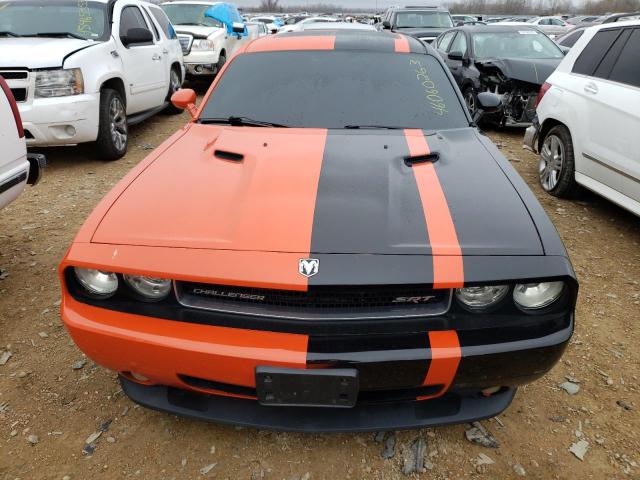 2B3LJ74W18H290968 - 2008 DODGE CHALLENGER SRT-8 ORANGE photo 5