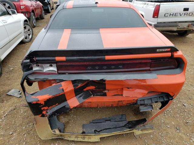 2B3LJ74W18H290968 - 2008 DODGE CHALLENGER SRT-8 ORANGE photo 6