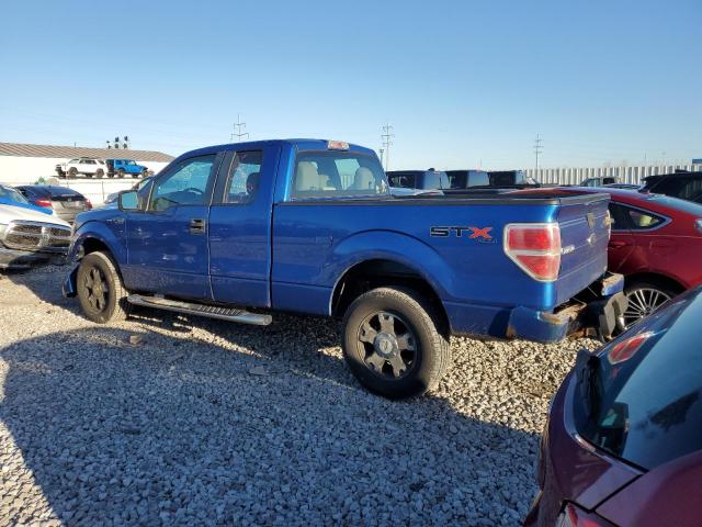 1FTEX1E89AFB48717 - 2010 FORD F150 SUPER CAB BLUE photo 2