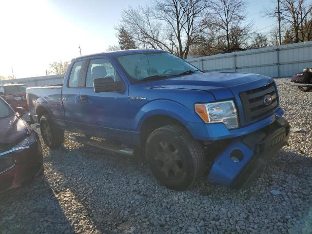 1FTEX1E89AFB48717 - 2010 FORD F150 SUPER CAB BLUE photo 4