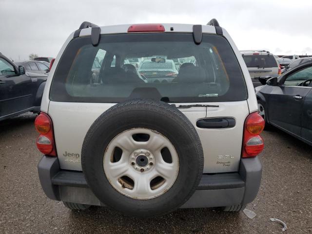 1J4GL48KX3W633359 - 2003 JEEP LIBERTY SPORT SILVER photo 6