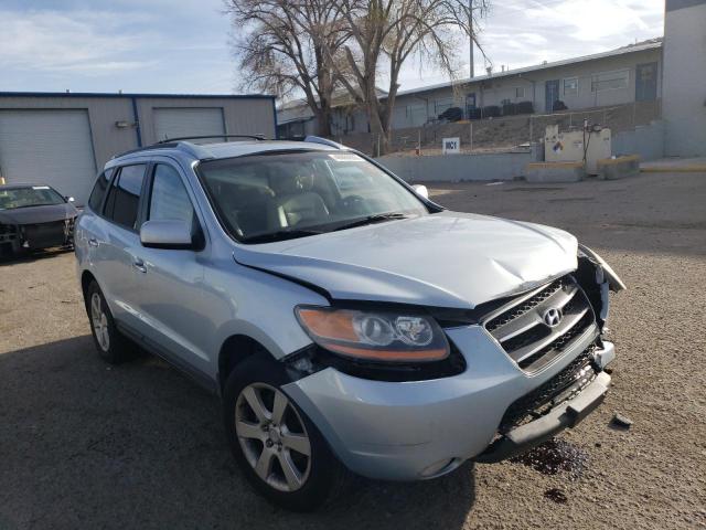 5NMSH13E68H167442 - 2008 HYUNDAI SANTA FE SE BLUE photo 4