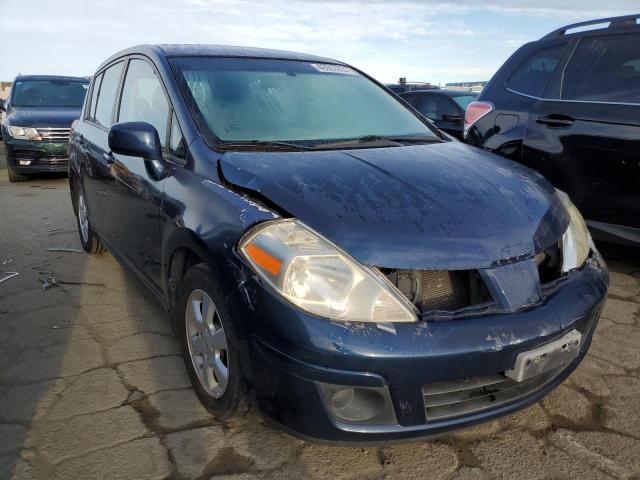 3N1BC13E88L424217 - 2008 NISSAN VERSA S BLUE photo 4