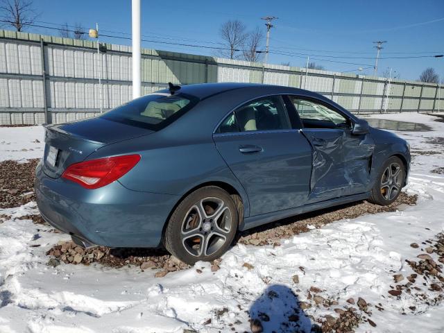 WDDSJ4GB7EN105090 - 2014 MERCEDES-BENZ CLA 250 4MATIC TURQUOISE photo 3