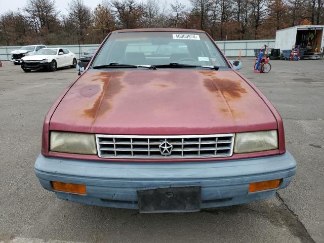 1P3XP28D4NN114333 - 1992 PLYMOUTH SUNDANCE AMERICA RED photo 5