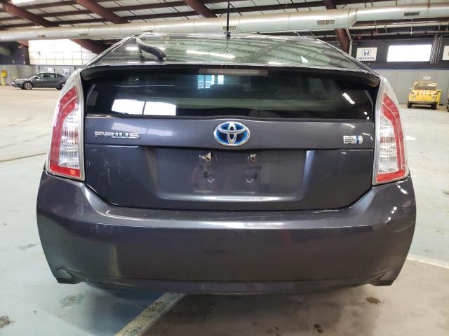 JTDKN3DU1C1546586 - 2012 TOYOTA PRIUS GRAY photo 6