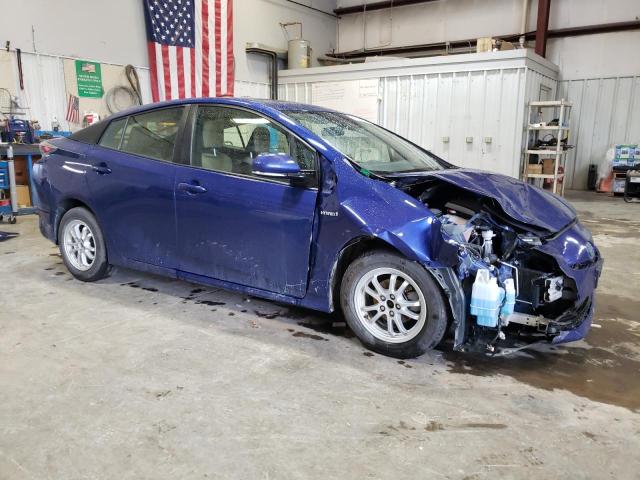 JTDKARFU5G3511829 - 2016 TOYOTA PRIUS BLUE photo 4