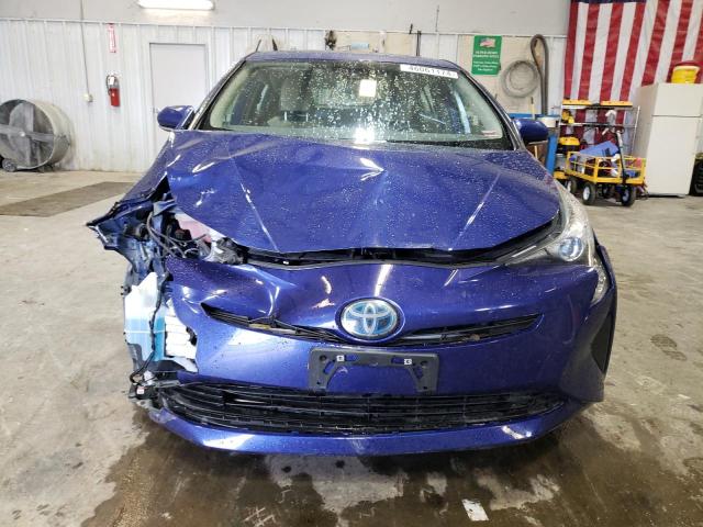 JTDKARFU5G3511829 - 2016 TOYOTA PRIUS BLUE photo 5