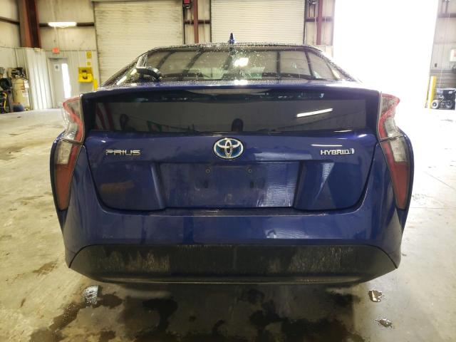 JTDKARFU5G3511829 - 2016 TOYOTA PRIUS BLUE photo 6