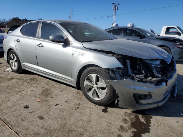 KNAGM4ADXF5077267 - 2015 KIA OPTIMA HYBRID SILVER photo 4