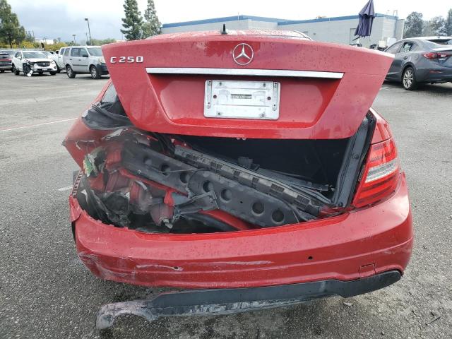 WDDGF4HB0EA932393 - 2014 MERCEDES-BENZ C 250 RED photo 6