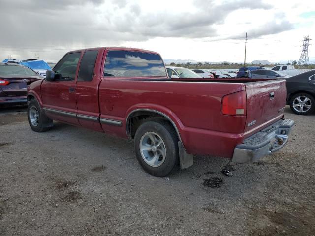 1GCCS19W628194669 - 2002 CHEVROLET S TRUCK S10 RED photo 2