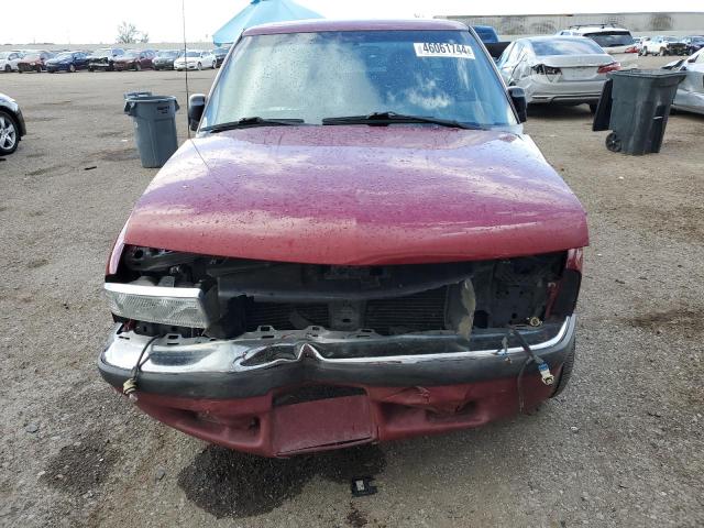 1GCCS19W628194669 - 2002 CHEVROLET S TRUCK S10 RED photo 5