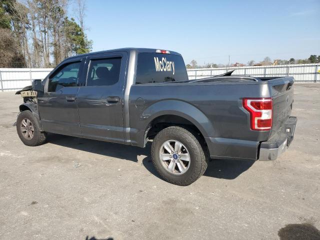 1FTEW1CBXJKE47321 - 2018 FORD F150 SUPERCREW GRAY photo 2