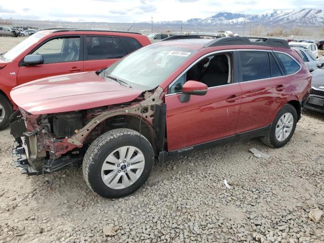 4S4BSAHC0K3370739 - 2019 SUBARU OUTBACK 2.5I PREMIUM RED photo 1