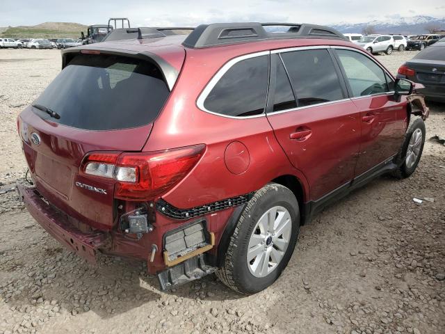 4S4BSAHC0K3370739 - 2019 SUBARU OUTBACK 2.5I PREMIUM RED photo 3