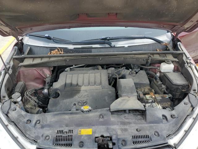 5TDJKRFH9ES047919 - 2014 TOYOTA HIGHLANDER XLE Bordo foto 12