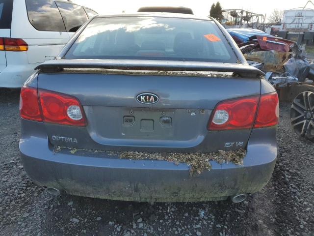 KNAGE124775138991 - 2007 KIA OPTIMA LX GRAY photo 6