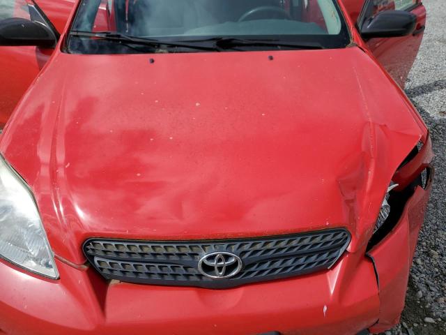 2T1KR32E06C596377 - 2006 TOYOTA COROLLA MA XR RED photo 11